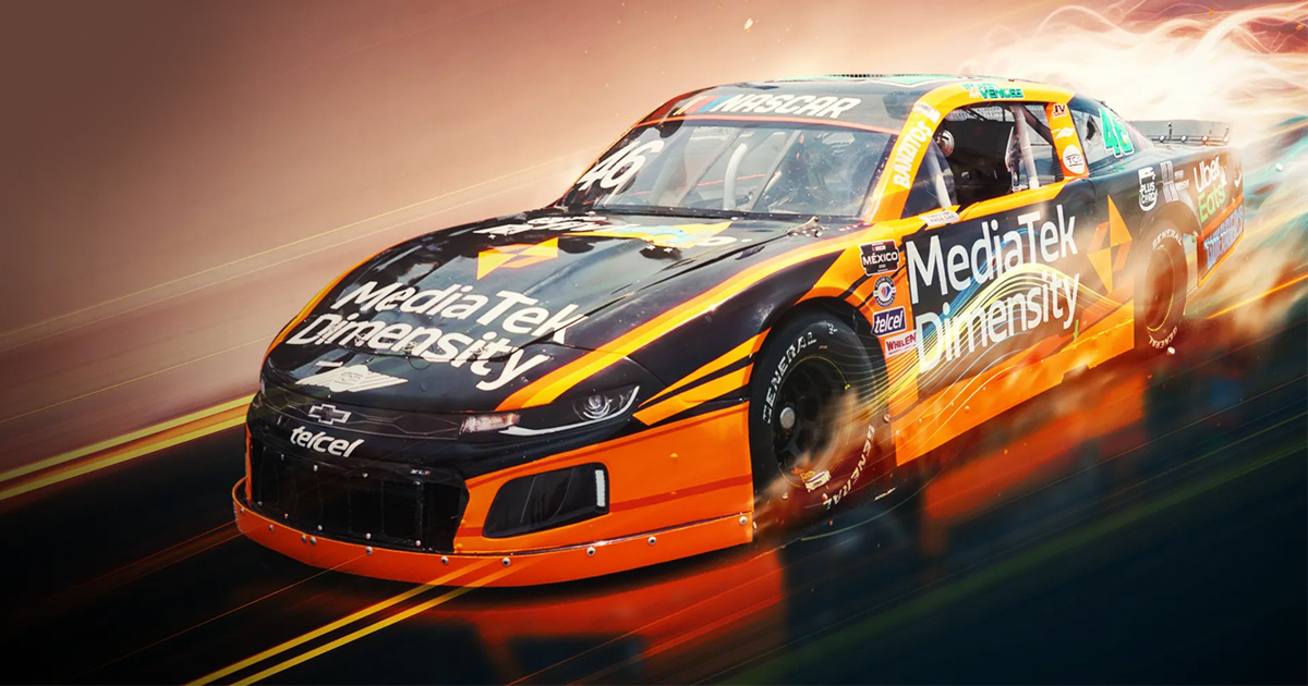 MediaTek se asocia con equipo de automovilismo Escudería Grupo TOP en NASCAR México 2023